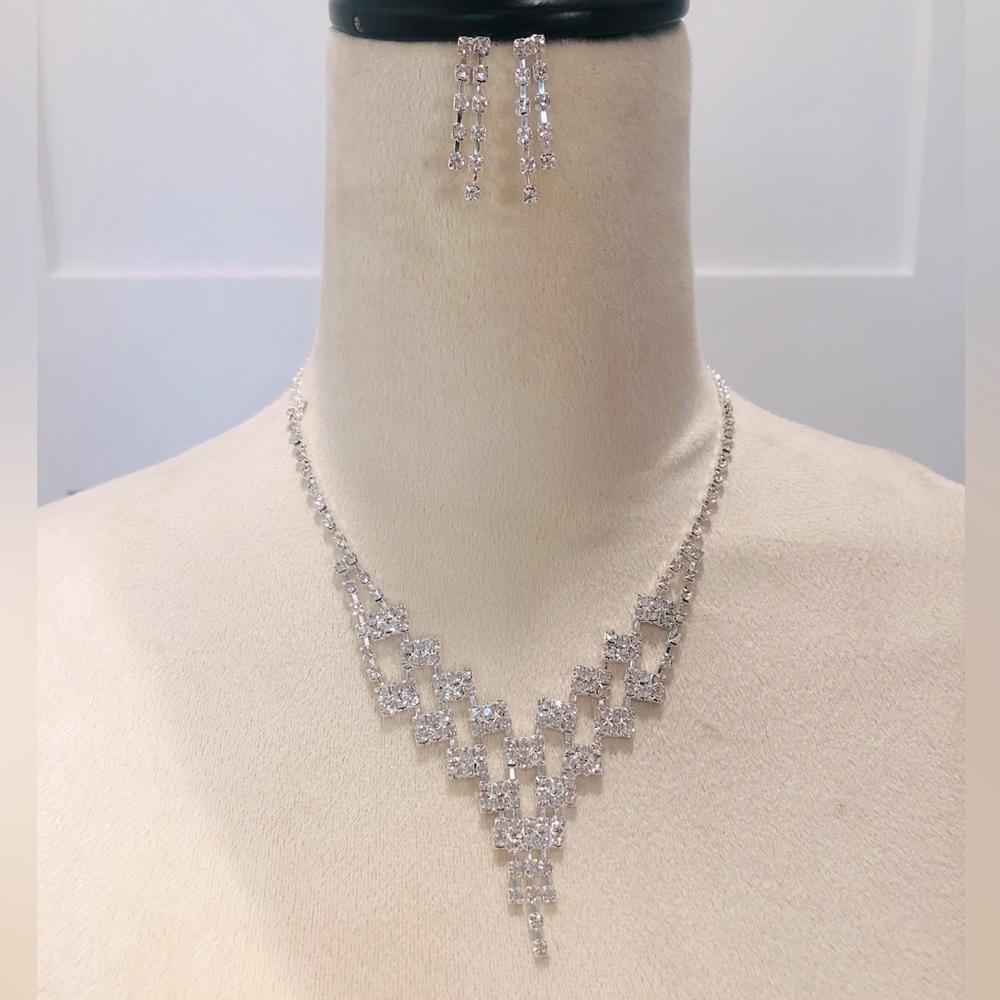 Czech Crystal Bridal Jewelry Set